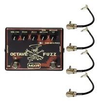 Comprar ~? Mxr Sf01 Slash Octave Fuzz Effects Pedal Bundle Con 4 Mxr