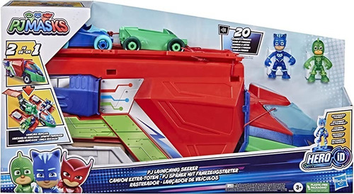 Pj Masks Camión Rastreador Con Gekko Y Catboy
