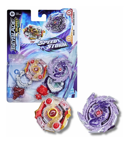 Beyblade Burst Surge Kit Doble Kolossal Fafnir F6 Vs Odax O6