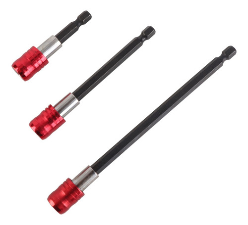 Soporte Para Puntas De Destornillador Rojo Con Vástago Hexag
