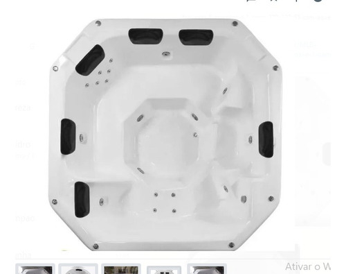 Spa Fênix 220x220x85 ,1 Cama E 5 Assentos Com Aquecedor