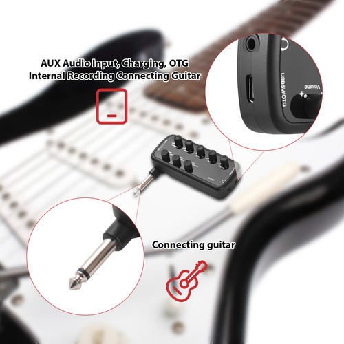 Amplificador De Grabación Interna Para Amplificador De Bajo