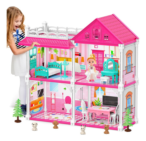 Casa De Castillo De Princesa Para Niñas, Juego De Casa De .