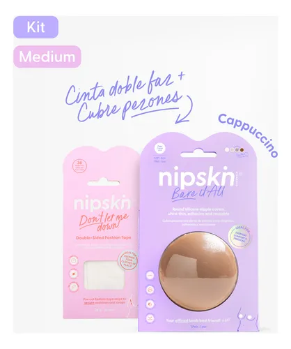 Cubre Pezón Más Cinta Adhesiva Invisible Ropa Doble Faz