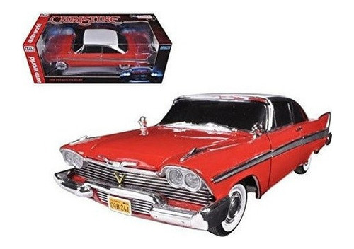 1/18 .58 Plymouth Fury Stephen King Christine Die Cast Movie