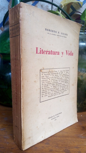 Literatura Y Vida - R. F. Giusti (Usado)