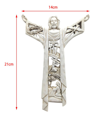 Escultura De Pared Figuras De Jesús Dormitorio Decoración