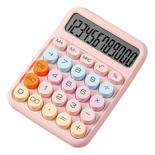 Calculadora Linda Para Niños Rosa. Oficina De Contabilidad E