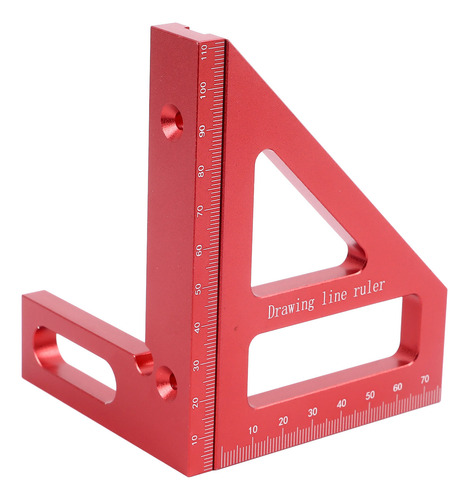 Regla De Medición 3d Multiángulo, Aluminio De 45 Grados Y 90