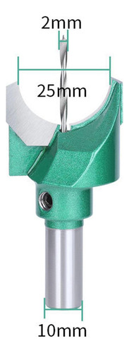 R Herramienta Esférica De Carpintería De 10 Mm X 25 Mm