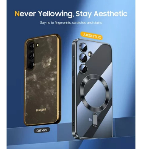 . Funda Magnética Con Protector De Lente Para Samsung