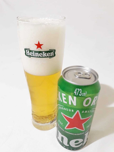 Vaso Cerveza Heineken 500 Ml Star France Original + Lata 473