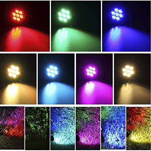 Meio Foco Solar Para Exterior Multicolor 4 Led Iluminacion