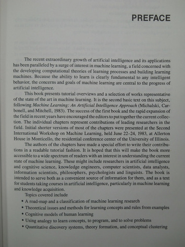 Machine Learning Mitchell Inteligencia Artificial Vol 2