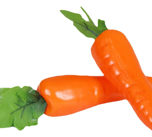 12 Piezas De Zanahorias Artificiales Realistas Para La