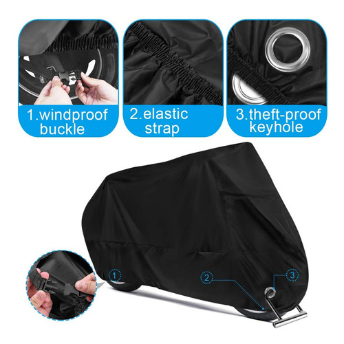 Cubierta Impermeable Para Motocicletas, Protección Contra