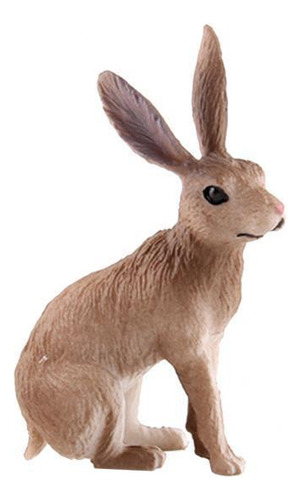 5 Pintado Conejo Figurita Granja Animal En Cuclillas