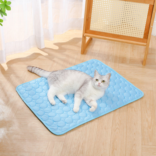 Zh Almohadilla Seda For Perros Y Gatos Summer Ice Mat Para