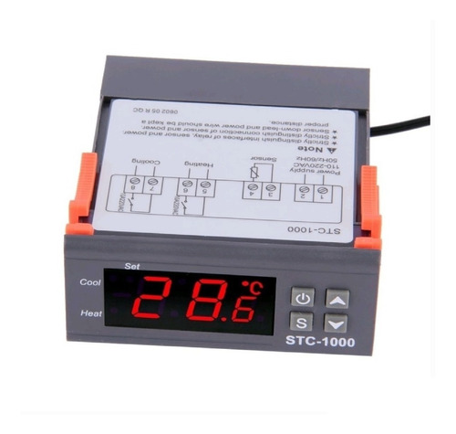 Termostato Control Temperatura Digital 110v/220v Stc-1000