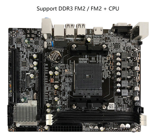 Placa Base A88 Fm2+, Ddr3, Interfaz De Cpu Pro De Estado Sól