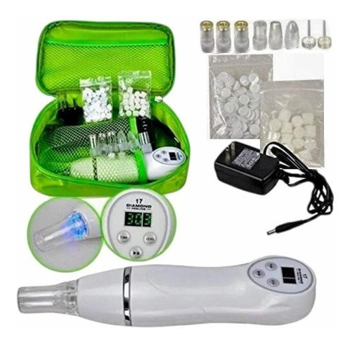 Diamond Peeling Microdermoabrasion Facial Portátil + Estuche