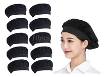 Comprar 10 Pzs Gorro Cofia Para Chef Cocinero Estilo Turbante Unisex