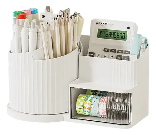 Organizador Mesa Porta Treco Caneta Gaveta Escritório Multiu
