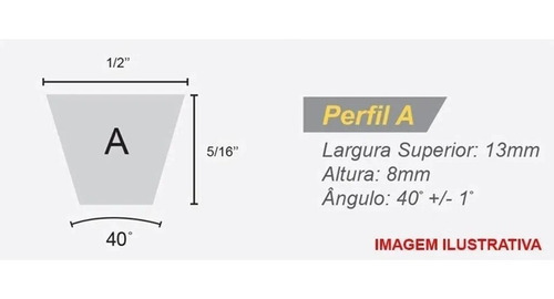 Correia A-62 Em V A 62 Powermake Industrial Rexon 1ºlinha