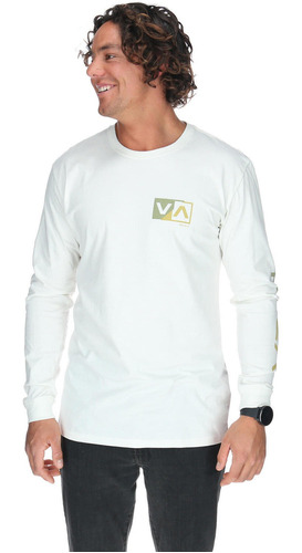 Polera M/c Hombre Shifted Ls Blanco