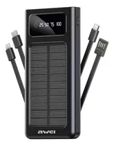 Comprar Power Bank Carregador Solar Portátil 10000mah P130k Awei Cor Preto