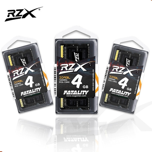 Imagem 5 de 7 de Memória Notebook Rzx 4gb Ddr3l 1600mhz 1.35v Sodimm Original