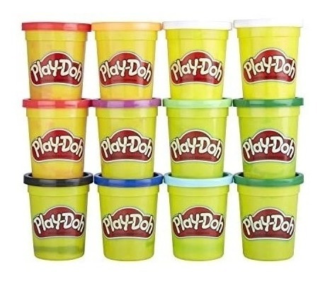 Play-doh Bulk Winter Colors, Paquete De 12 Diversos Colores