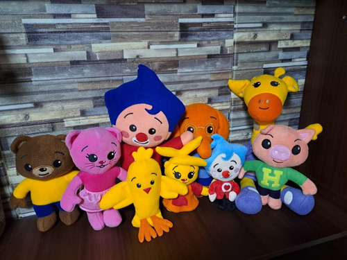 Mega Pack De 9 Peluches Plim Plim 50 Cm Y Sus Amigos Niños