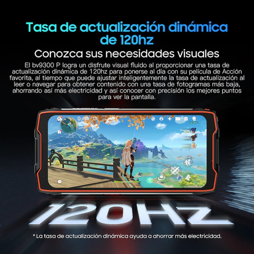 Teléfono Celular Blackview Bv9300 Pro 24 Gb 256 Gb Rom, Resistente Al Agua, Color Verde (Usado)