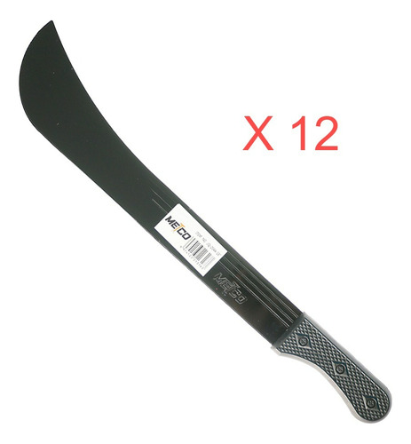 Machete Liniero Negro De 18 C/mb Pack 12 Unidades