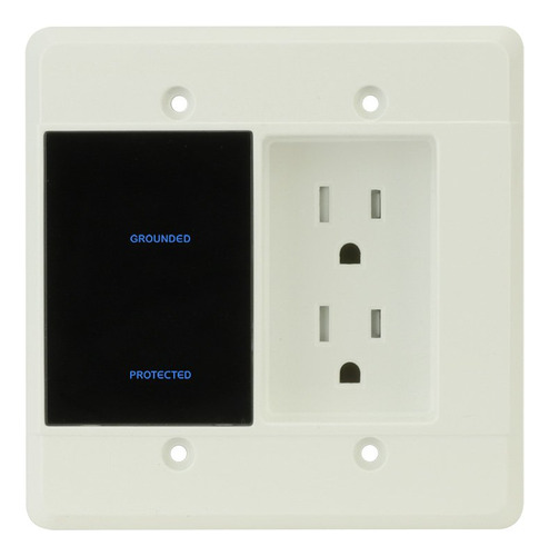 Hz Power Serie In Wall Surge Protector Emp Da Dual Outlet