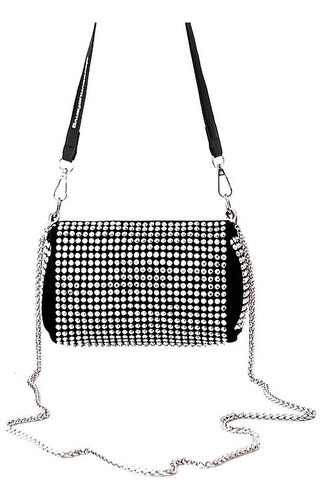 Cartera Bandolera Strass Brillos Tachas Mini Bag Fiesta Jaz