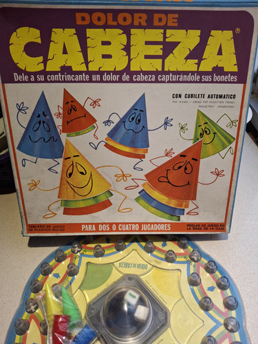 Juego De Mesa Dolor De Cabeza Juguete Antiguo Ludo Matic