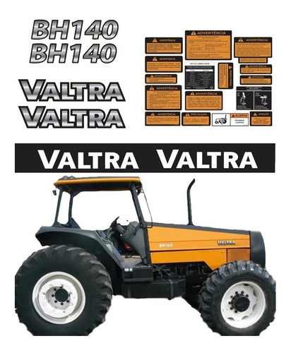 Faixa Trator Valtra Bh140 Bh 140