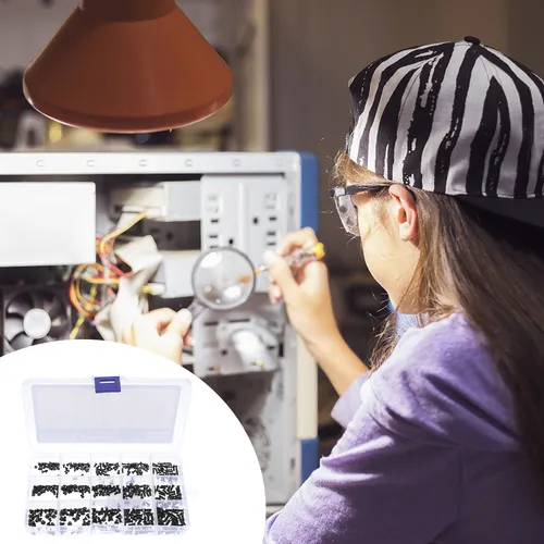 Máquina Avellanada Con Juego De Tornillos Para Computadora