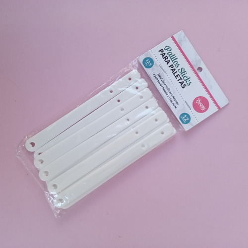 Palitos Sticks Helado Icepops X12 Unidades Blanco Parpen