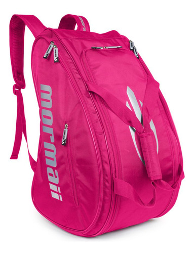 Raqueteira Mochila Para Raquete Beach Tennis Mormaii Pro Cor Rosa