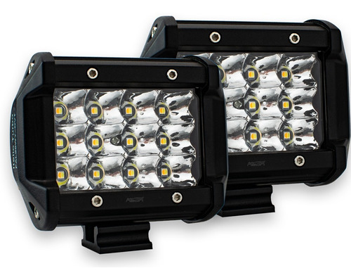 Par Faro 12 Led Auxiliar Luz Bicolor Dually Con Estrobo