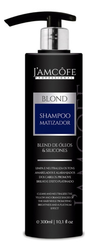 Shampoo Matizador Blond Jamcofe Cabelo Professional 300ml