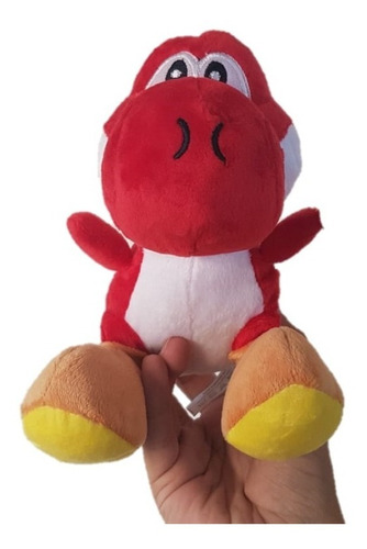 Mario Bros Peluche Yoshi Rojo 19 Cm