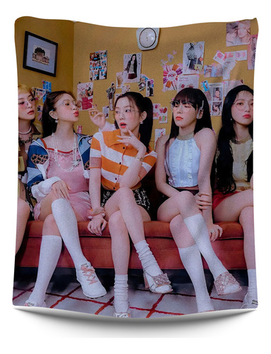Cobija Frazada Red Velvet Kpop Suavecita   150x 100cm Flanel