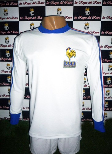 Camiseta Retro Francia Suplente Mundial 1978 Michael Platini
