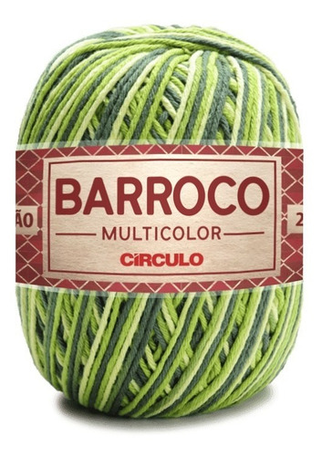Imagem 1 de 1 de Barbante Barroco Multicolor 400g Cor 9536 - Gramado