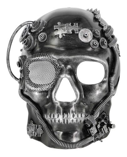 Antifaz Iron Calavera De Hierro Disfraz Halloween Fiesta