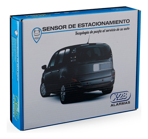 Sensor De Estacionamiento X-28 Color Blanco Con Display